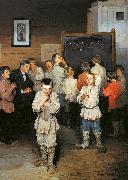 Nikolay Bogdanov-Belsky Mental Calculation. In Public School of S. A. Rachinsky oil on canvas